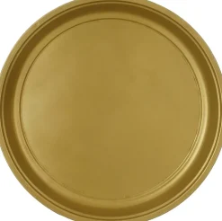 Mica Decorations decoratiebord Milos goud D 50 H 3 cm