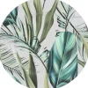 Mica Decorations decoratiebord groen / rood D 33 H 2 cm
