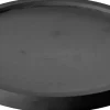 Mica Decorations decoratieschaal voor stolp Hella zwart D 21,5 H 2 cm