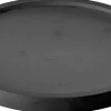 Mica Decorations decoratieschaal voor stolp Hella zwart D 23,5 H 2 cm