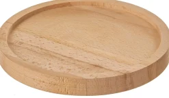 Mica Decorations decoratieschaal voor stolp Hella naturel D 17,5 H 2 cm