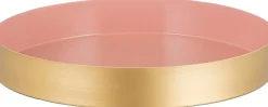 Mica Decorations dienblad Passo roze D 21 H 2,5 cm