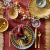 Mica Decorations dinerbord grijs Pesca D 27,5 H 4 cm