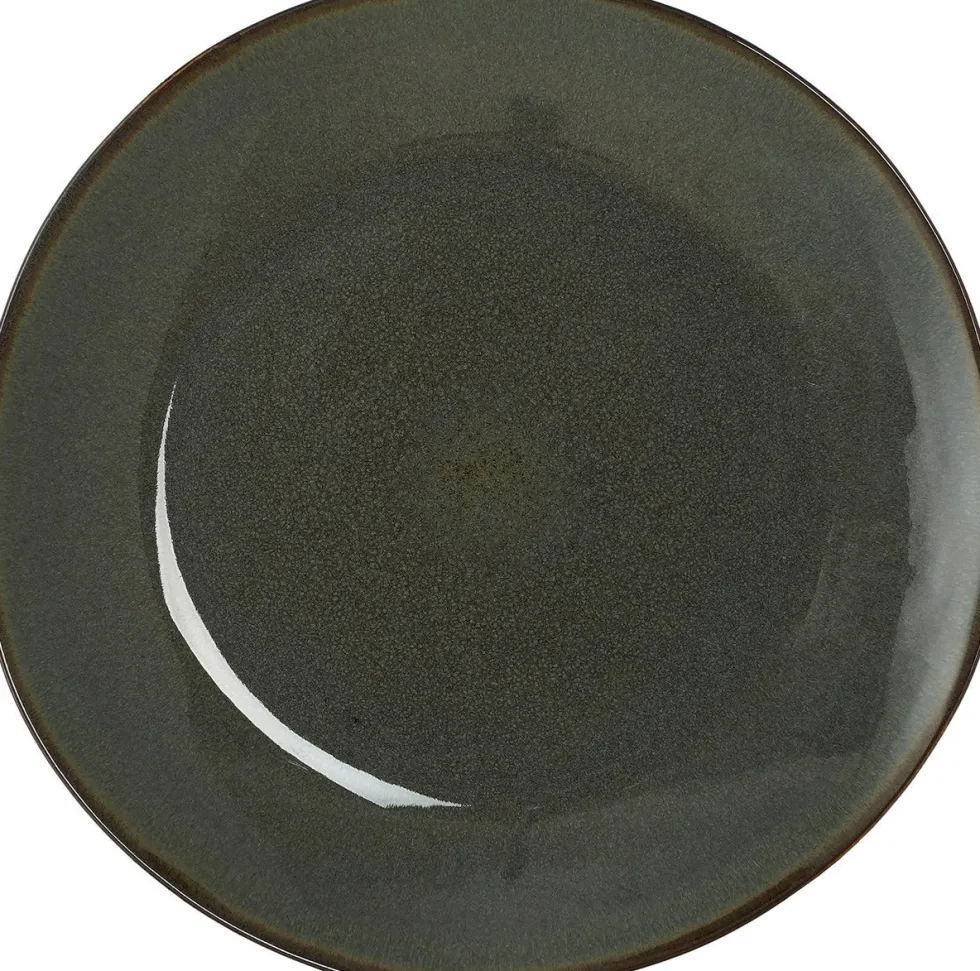 Mica Decorations dinerbord Racco groen D 26,5 H 2,5 cm