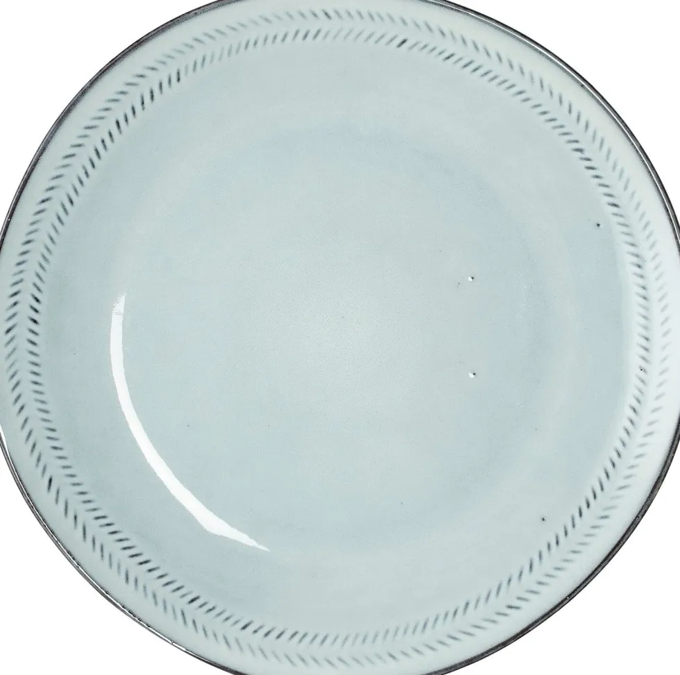 Mica Decorations dinerbord Racco grijs D 26,5 H 2,5 cm
