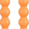 Mica Decorations dinerkaars oranje 6 uur D 2,7 H 25 cm 2 stuks