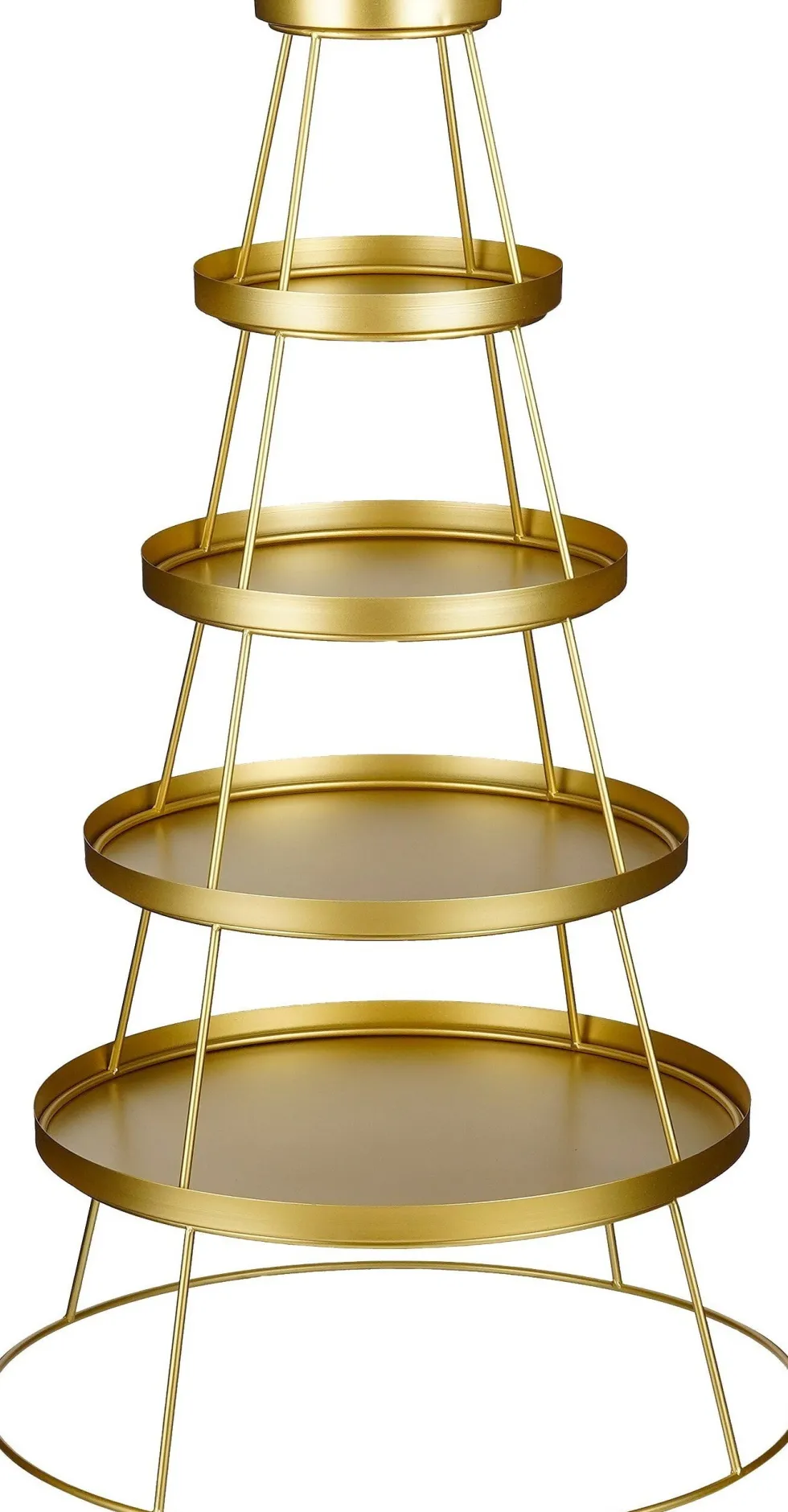 Mica Decorations etagère goud D 60 H 121 cm