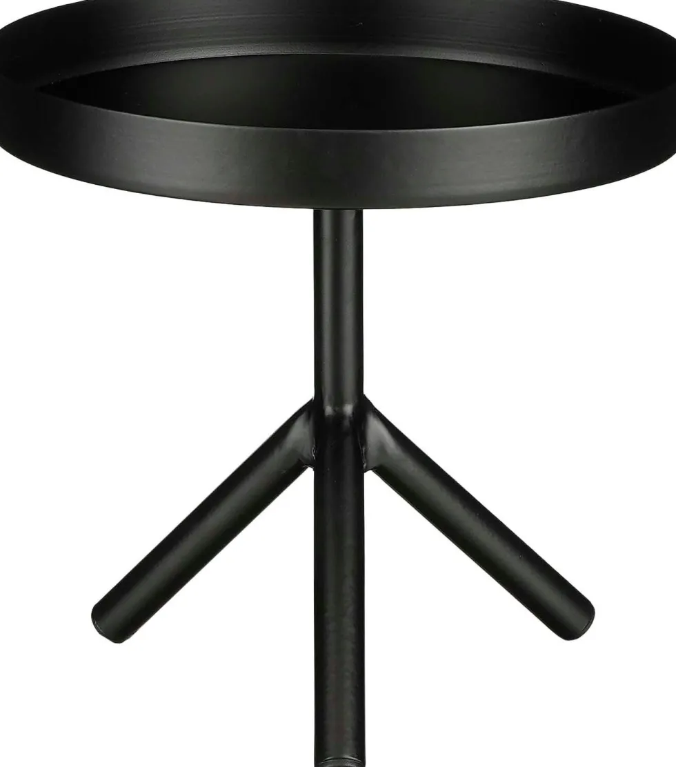 Mica Decorations etagère Luxi zwart D 21 H 21 cm