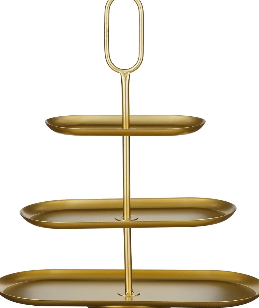 Mica Decorations etagère Rama goud 48 x 20 x 55 cm