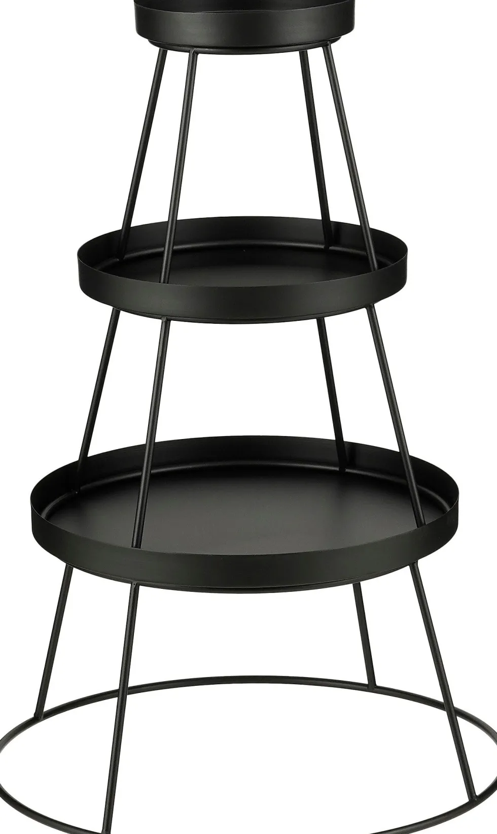 Mica Decorations etagère zwart 58 x 29 x 106 cm