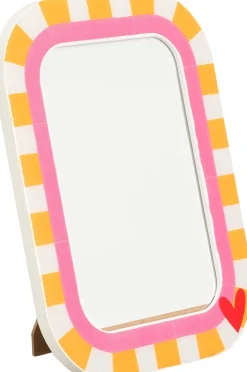Mica Decorations fotolijst Maddox geel / wit / roze 15 x 20 cm