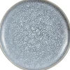 Mica Decorations gebaksbord Tabo blauw D 18 H 2 cm
