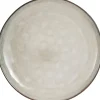 Mica Decorations gebaksbord Tabo grijs D 18 H 2 cm