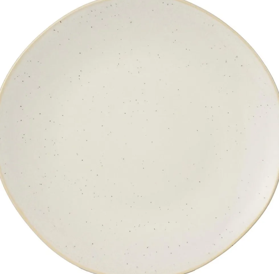Mica Decorations gebaksbord Racco wit D 18 H 2 cm