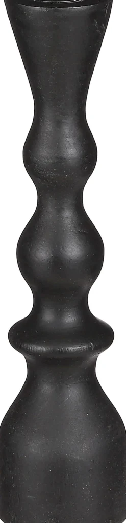 Mica Decorations kandelaar Breggo zwart D 7 H 30 cm