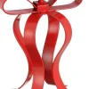 Mica Decorations kandelaar Bow rood 17 x 14 x 20 cm