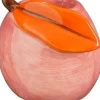 Mica Decorations kandelaar Fruit roze / oranje 5 x 4,5 x 5 cm