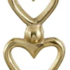Mica Decorations kandelaar Hart goud 7,5 x 7 x 20
