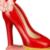 Mica Decorations kandelaar rood 13 x 7 x 18,5 cm