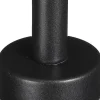 Mica Decorations kandelaar Stuco zwart D 4 H 5 cm