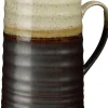 Mica Decorations kan Ethan wit / zwart D 14 H 22 cm
