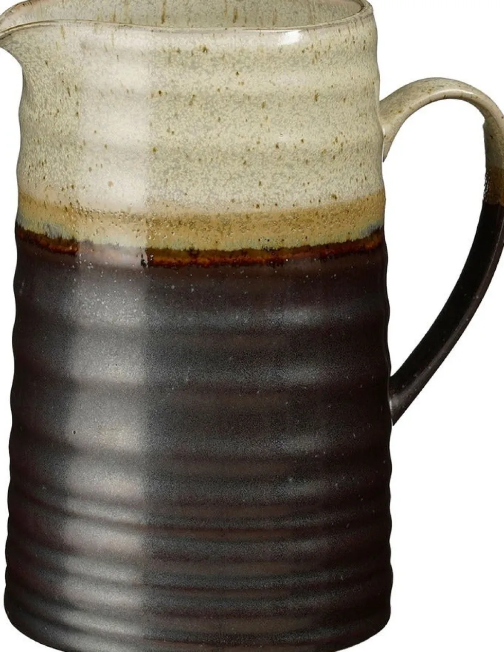 Mica Decorations kan Ethan wit / zwart D 14 H 22 cm