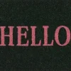 Mica Decorations kokosmat hello groen 60 x 40 cm