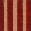 Mica Decorations kokosmat streep bruin / rood 60 x 40 cm
