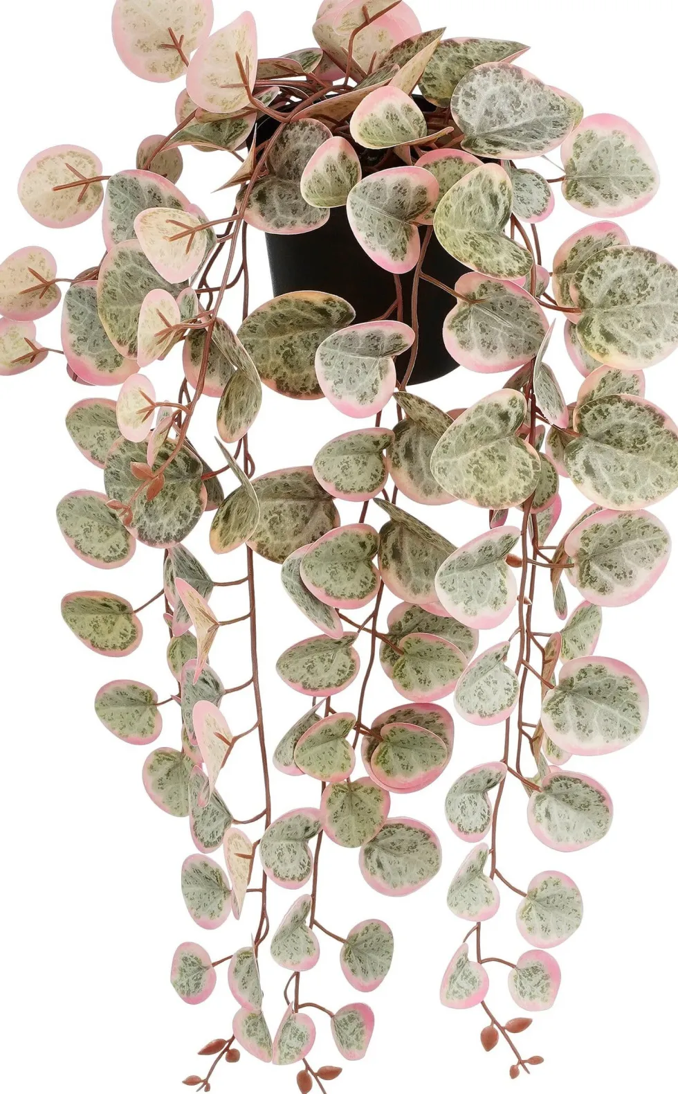 Mica Decorations kunsthangplant Chinees Lantaarnplantje roze H 18 cm