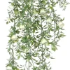 Mica Decorations kunsthangplant Roos wit H 73 cm