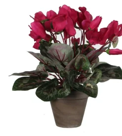 Mica Decorations kunstplant Cyclaam roze H 30 cm