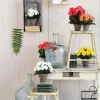 Mica Decorations kunstplant Begonia geel H 40 cm
