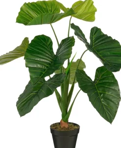 Mica Decorations kunstplant Olifantsoor groen H 90 cm