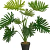Mica Decorations kunstplant Philodendron 'Xanadu' groen H 90 cm