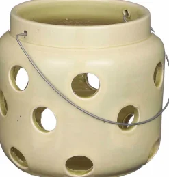 Mica Decorations lantaarn Arena geel D 26 H 24 cm