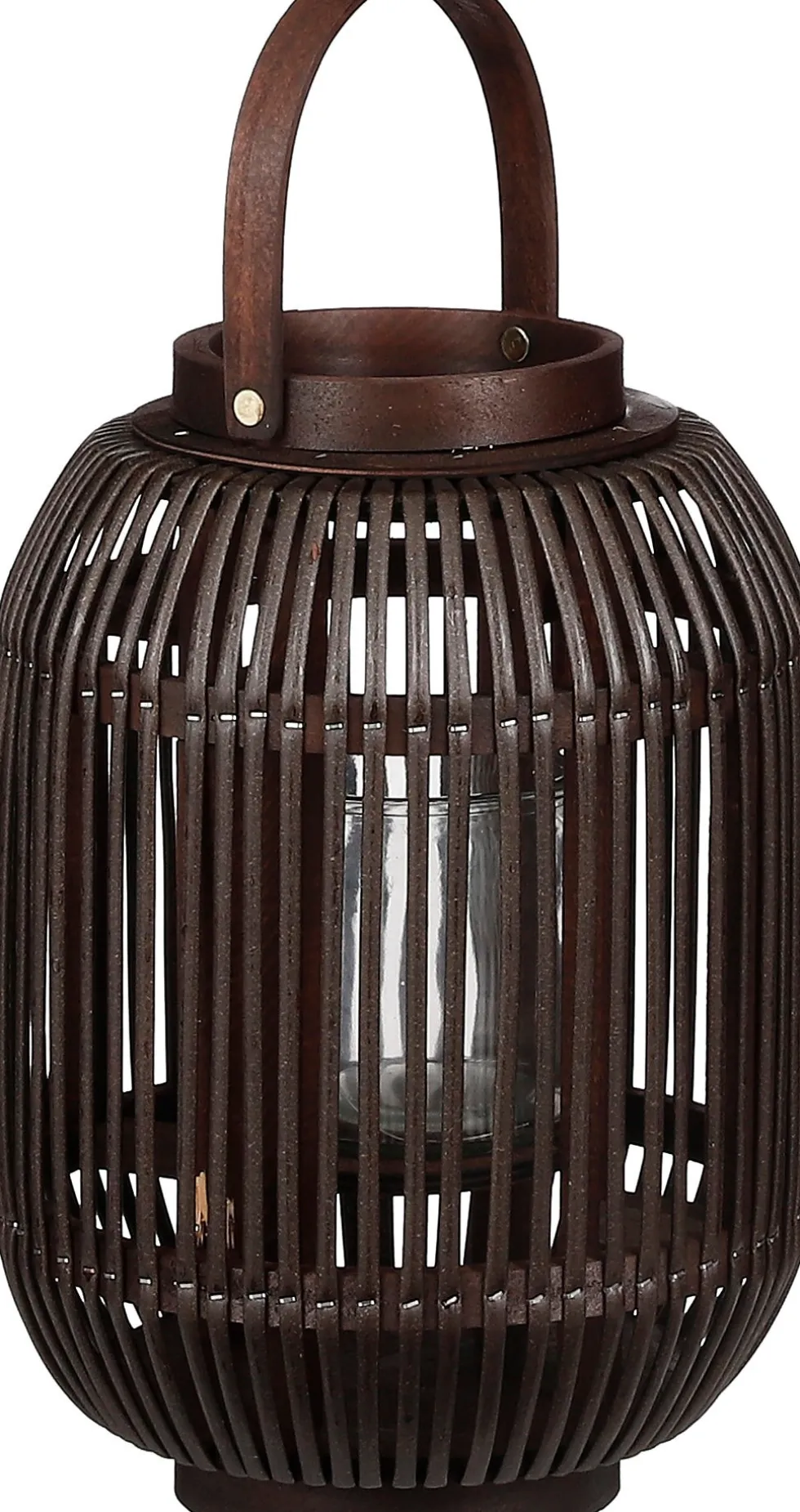 Mica Decorations lantaarn Harvard bruin D 23 H 33 cm
