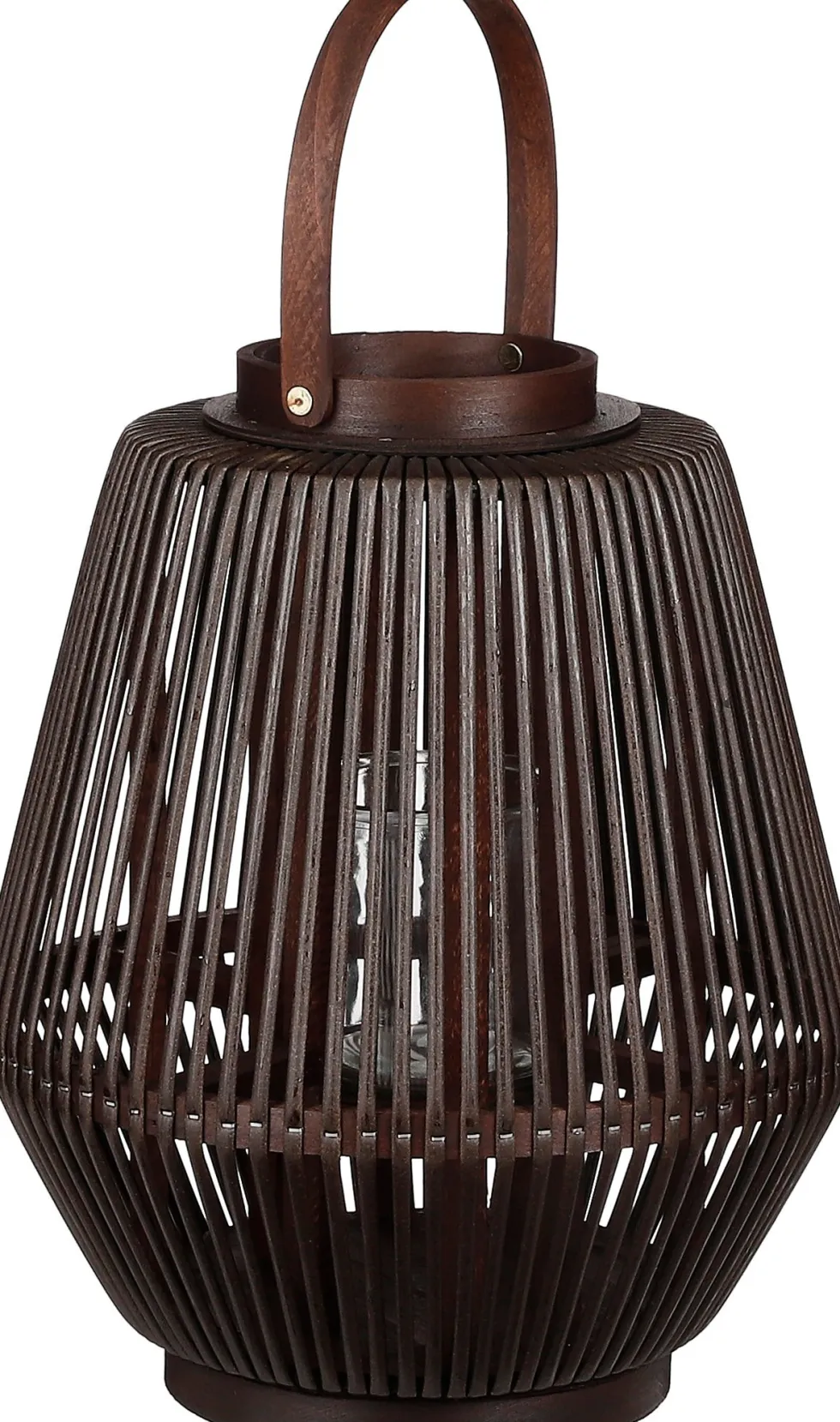 Mica Decorations lantaarn Harvard bruin D 31 H 37 cm