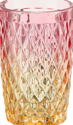 Mica Decorations longdrinkglas Imca roze 360 ml