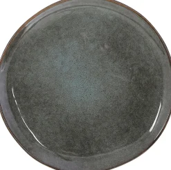 Mica Decorations ontbijtbord Tabo groen D 20,5 cm