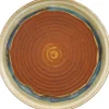 Mica Decorations ontbijtbord Ethan wit / bruin D 21 H 2 cm