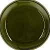 Mica Decorations ontbijtbord Rhea groen D 20 H 2 cm