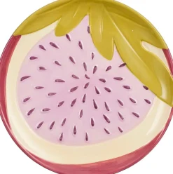 Mica Decorations ontbijtbord Fresh paars D 21 H 2,5 cm