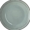 Mica Decorations ontbijtbord Racco grijs D 20,5 H 2,5 cm