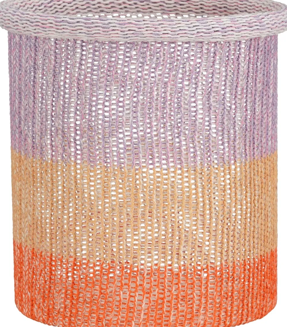 Mica Decorations opbergmand Danfield paars / oranje D 22 H 23 cm