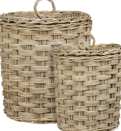 Mica Decorations opbergmand Marcia naturel D 40 H 38 cm