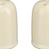 Mica Decorations peper en zoutstel Racco beige D 4,5 H 7 cm