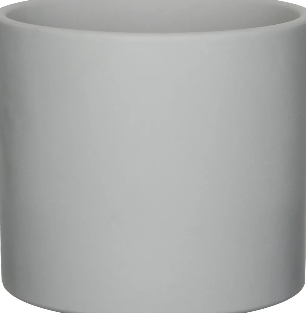 Mica Decorations pot Era rond D 19,5 H 17,5 cm mat lichtgrijs