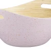 Mica Decorations schaal Mirian paars 35 x 30 x 16 cm