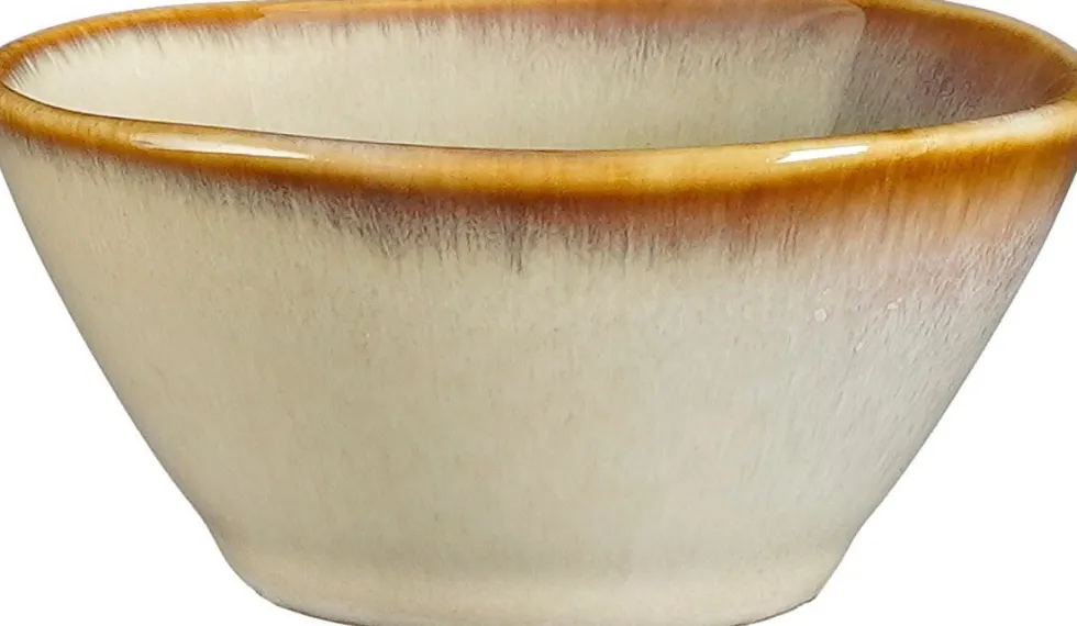 Mica Decorations schaal Racco beige D 8,5 H 4 cm