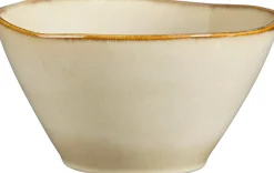 Mica Decorations schaal Racco beige D 18 H 9,5 cm